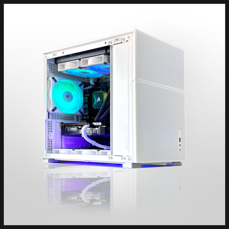 white gaming pc pulse
