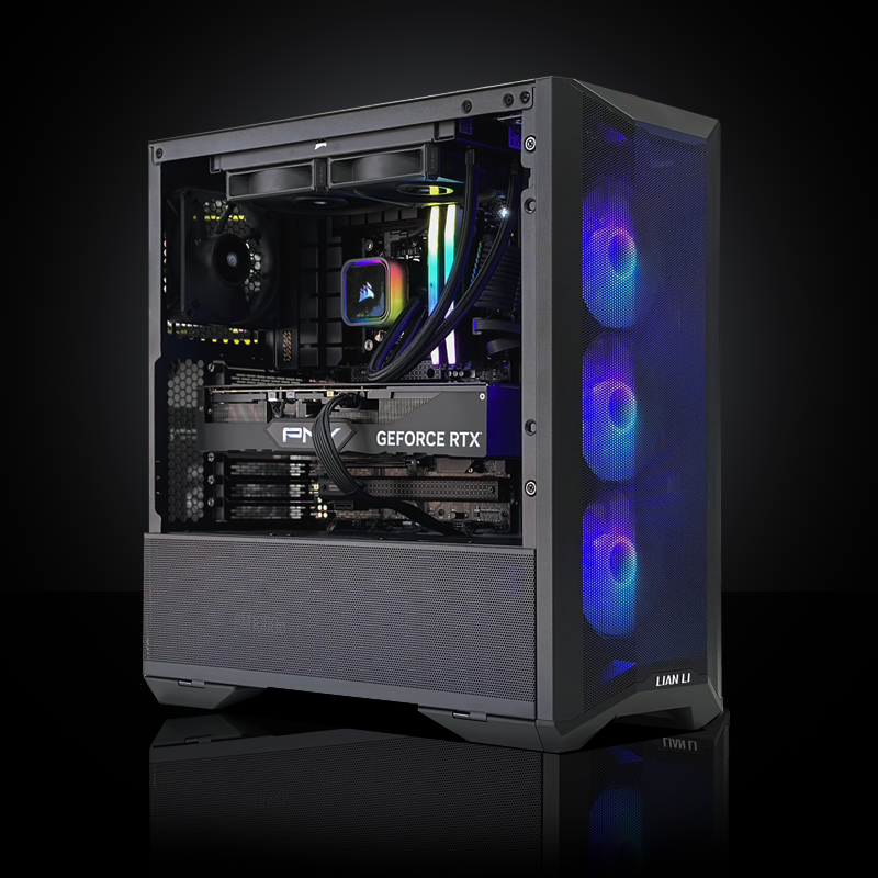 Premium Photo  Gaming pc with rgb led lights on a computer, assembled with  hardware components