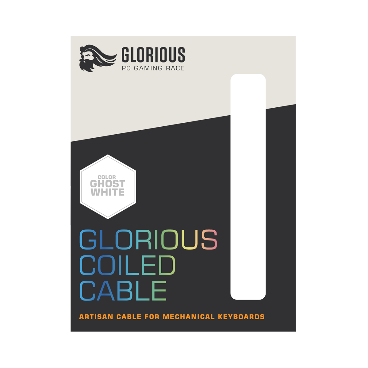 Glorious Coil Cable - Ghost White